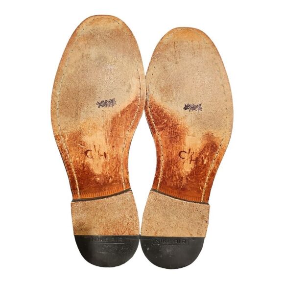 SOLD!! COLE HAAN Black Leather Horsebit Loafer Slip Ons - Size 10 1/2 - Picture 5 of 10